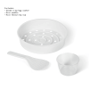 14-Cup Electric Rice and Grain Cooker, Ceramic Nonstick Coating, White Icing by Drew Barrymore