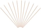 12" Natural Bamboo Wooden Skewers the diameter is 4mm (100 PCS) for BBQ, Fruit, Cocktail, Kabob, Chocolate  Fountain, Appetiser, Grilling