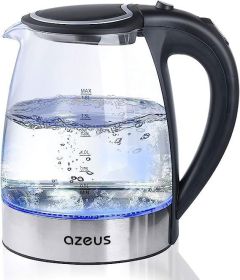 1.8L Electric Kettle CX-817 - Fast Boil, Auto Shut-Off, Boil-Dry Protection, 360Â° Swivel Base - Stainless Steel Water Boiler for Tea, Coffee
