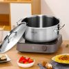 SOGA 14L Top Grade Thick Stainless Steel Stock Pot 18/10