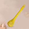 1pc; Multifunctional 3-in-1 Egg Whisk Food Holder Noodle Holder Baking Tool Egg Stirrer Manual Whisk 1 Pack 11.02''Ã—2.76''