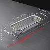 "3-in-1 Sink Drying Rack - Adjustable Width for Washing Dishes, Utensils & Vegetables"